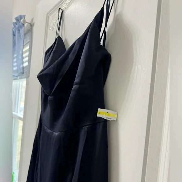 Amsale Chloe Navy Size 14 Bridesmaid Formal Gown NWT - Picture 6 of 14